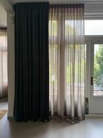 Kendix Aspen velours gordijnen – donkergroen – 3,20 m hoog, Huis en Inrichting, Stoffering | Gordijnen en Lamellen, Ophalen, 200 cm of meer