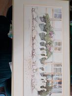 Aquarel Schilderij Ganzen - Dalina Barton, Antiek en Kunst, Ophalen of Verzenden