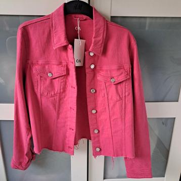 Nieuw roze spijkerjasje C&A maat L beschikbaar voor biedingen