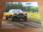Folder Opel Ascona, Ascona SR, Ascona Caravan, Voyage 1974, Opel, Zo goed als nieuw, Opel, Ophalen of Verzenden