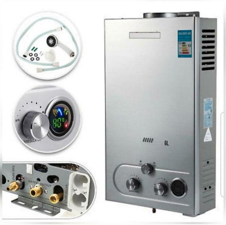 6L propaan geiser camping geiser gratis verzending, Doe-het-zelf en Verbouw, Geisers en Boilers, Nieuw, Geiser, Minder dan 20 liter