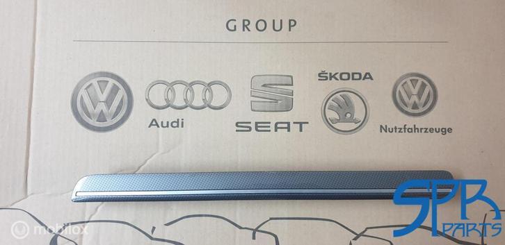 GOLF 7 SIERLIJST SIERSTRIP TRIM DASHBOARD grijs BLOK chroom, Auto-onderdelen, Interieur en Bekleding, Volkswagen, Gebruikt, Ophalen of Verzenden