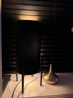 Qazqa Tafellamp Zwart/Goud 235mm, Huis en Inrichting, Lampen | Tafellampen, Ophalen of Verzenden, Zo goed als nieuw, Metaal, Minder dan 50 cm