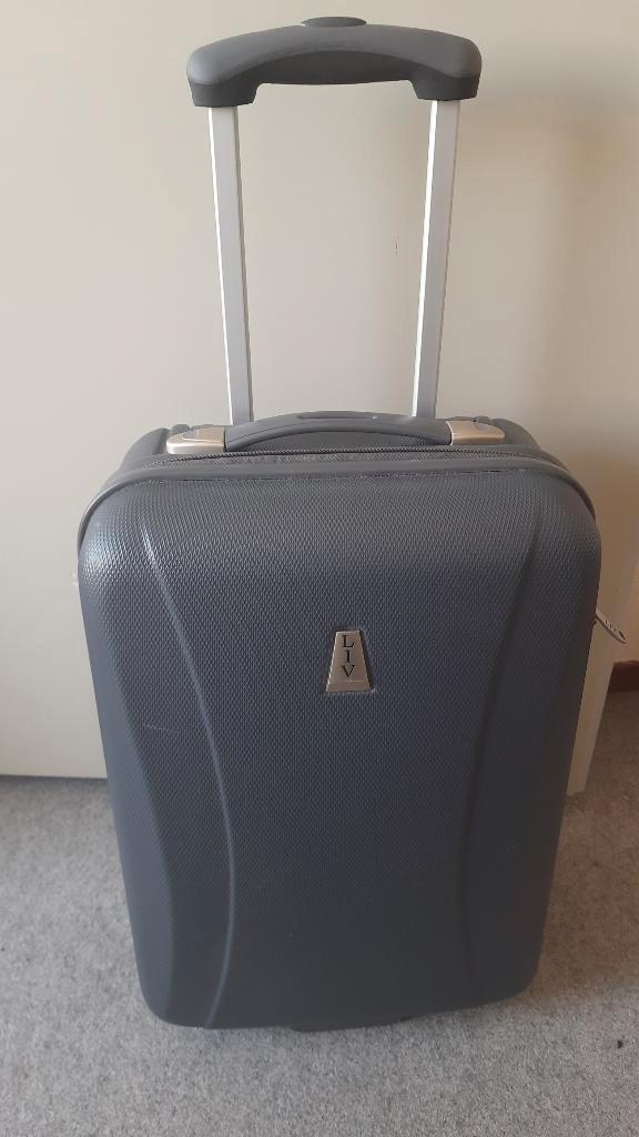 Handbagage-koffer, Sieraden, Tassen en Uiterlijk, Koffers, Zo goed als nieuw, Hard kunststof, 50 tot 60 cm, 35 tot 45 cm, Slot