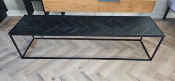 Prachtige blackbone visgraat salontafel beschikbaar voor biedingen