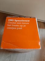 ING leeuw spaarpot met doos NIEUW, Ophalen of Verzenden, Dier