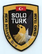 Turkse luchtmacht patch F-16C Solo Turk demo team velcro, Ophalen of Verzenden, Luchtmacht, Overige gebieden, Embleem of Badge