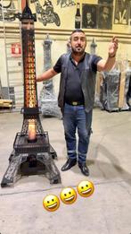 Pelletkachel Eiffel –Terrasverwarmer, Heater, Lounge Outdoor, Ophalen of Verzenden, Nieuw, Vloer, Draaibaar