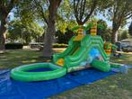 Springkussen waterglijbaan jungle–Compleet Zorgeloos Plezier, Ophalen of Verzenden, Zo goed als nieuw, Overige