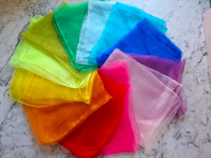 Speeldoeken regenboog set toverdoeken seizoenstafel, Kinderen en Baby's, Speelgoed | Educatief en Creatief, Nieuw, Ontdekken, Met licht