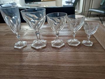 Kristallen Glasservies 50-delig beschikbaar voor biedingen
