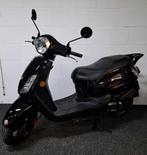 Sym Fiddle II zwarte bromscooter, Ophalen, Gebruikt, Benzine, Fiddle