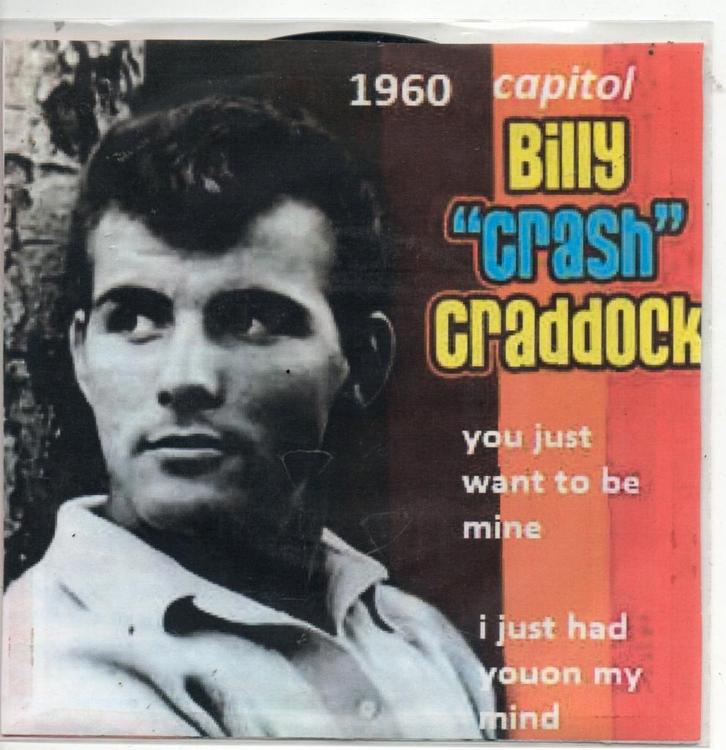 billy crash craddock, Cd's en Dvd's, Vinyl Singles, Zo goed als nieuw, Single, Pop, 7 inch, Ophalen of Verzenden