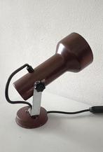 vintage bruine spot wandlamp lampje Philips jaren 70 retro, Ophalen of Verzenden, Gebruikt, Metaal, Vintage industrieel