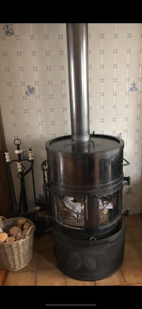 Allesbrander, kachel, Huis en Inrichting, Kachels, Gebruikt, Vrijstaand, Houtkachel, Hout, Ophalen