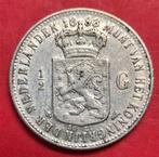 Halve gulden 1898. Zfr., ½ gulden, Zilver, Ophalen of Verzenden, Koningin Wilhelmina