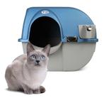 Omega Paw Roll 'n clean kattenbak, Dieren en Toebehoren, Ophalen, Zelfreinigend, Gebruikt, Open
