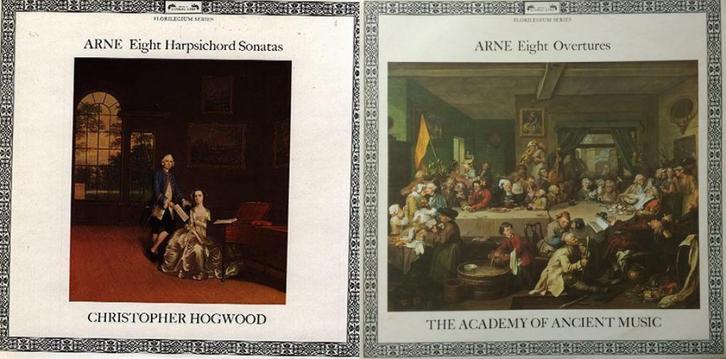 Arne Christopher Hogwood Eight Harpsichord Sonatas/Overtures, Cd's en Dvd's, Vinyl | Klassiek, Zo goed als nieuw, Classicisme