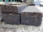 Zwart hout planken bruin reukloos hekken afrasteringen, Ophalen of Verzenden, Nieuw, Minder dan 25 mm, Plank