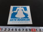 sticker EHV Aktie Noodklok Gehandicapten Leenderweg 188, Ophalen, Zo goed als nieuw