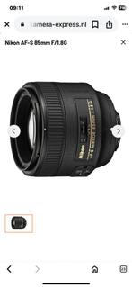 AF-S Nikon 85 mmm 1:1.G, Ophalen of Verzenden, Zo goed als nieuw, Telelens