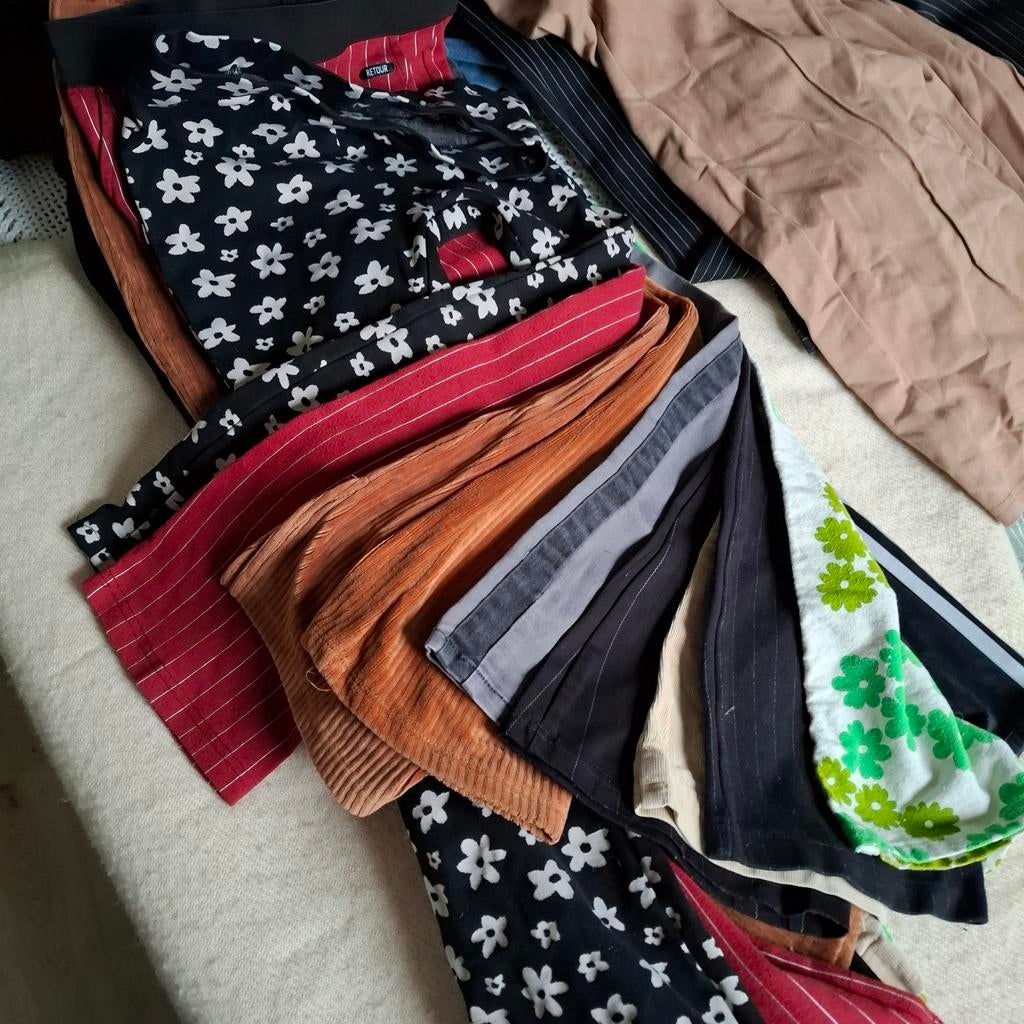 Meisjes broeken pakket maat 134/140 (11 stuks), Kinderen en Baby's, Kinderkleding | Maat 140, Gebruikt, Meisje, Setje, Diverse merken