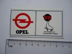 sticker Opel vs slooten leeuwarden auto gm logo, Verzamelen, Stickers, Overige typen, Zo goed als nieuw, Verzenden