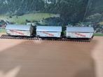 Fleischmann Gebruikswagens - 3 Stuks, Hobby en Vrije tijd, Modeltreinen | Overige schalen, Gebruikt, Wagon, Ophalen of Verzenden