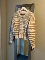 Zebra-Vest # goud met wolwit # Maat M, Kleding | Dames, Truien en Vesten, Maat 38/40 (M), Beige, Ophalen of Verzenden, Zo goed als nieuw