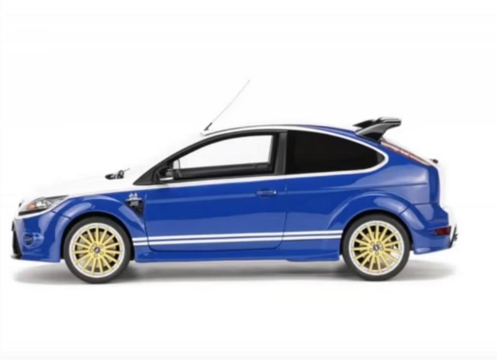 FORD FOCUS MK2 RS Le Mans Blauw 2010 OTTO MOBILE 1/18 OT1010, Hobby en Vrije tijd, Modelauto's | 1:18, Verzenden, Nieuw, Auto