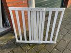 Verstelbaar traphek wit (zonder bevestigingsmateriaal), Ophalen, Gebruikt, Hout, 100 tot 115 cm