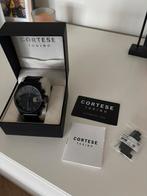 Cortese Torino Horloge – Zwart, Chronograaf, Overige merken, Staal, Gebruikt, Staal