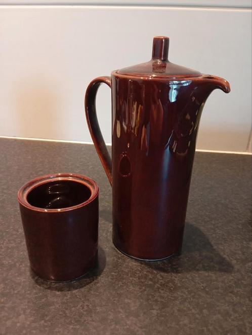 Vintage retro oude koffiekan smal hoog, Huis en Inrichting, Keuken | Servies, Zo goed als nieuw, Overige typen, Overige stijlen