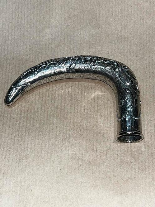 Art Nouveau Zilver argent 800 silver handvat wandelstok, Antiek en Kunst, Antiek | Goud en Zilver, Zilver, Ophalen of Verzenden