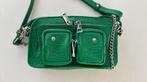 Núnoo tasje groen leer origineel, Ophalen of Verzenden, Zo goed als nieuw, Groen, Schoudertasje