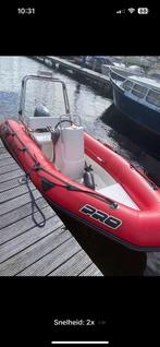 Zodiac Pro 420 met 30 Pk Yamaha 4 takt,MET KANTEL TRAILER!, Watersport en Boten, Gebruikt, Ophalen of Verzenden, Zodiac, Benzine