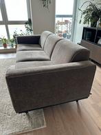 Be Pure Home Driezitsbank - Ribstof Bruin/Grijs, Ophalen, Gebruikt, Ribstof, Driepersoons