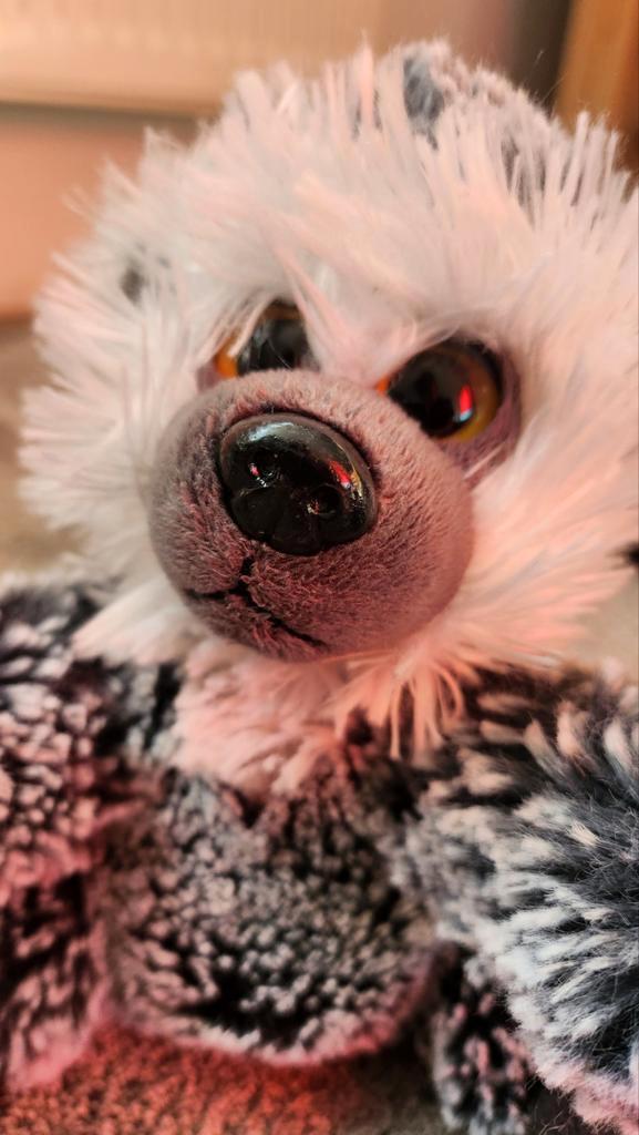 Julian de Ringstaartmaki Knuffel, Kinderen en Baby's, Speelgoed | Knuffels en Pluche, Zo goed als nieuw, Overige typen, Ophalen of Verzenden