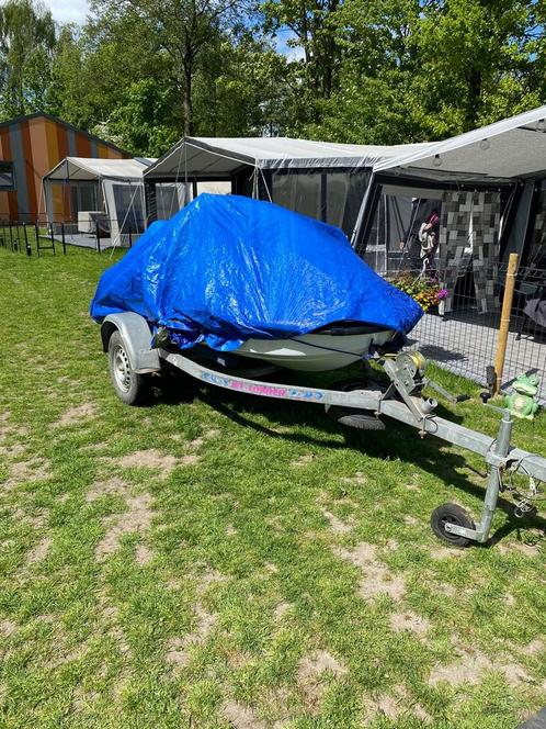 Jetloader te koop trailer waterscooter, Watersport en Boten, Open zeilboten, Zo goed als nieuw, Overige typen, 3 tot 6 meter, Polyester