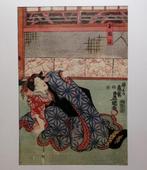 Japanse houtsnede Kunisada Acteursprent, Antiek en Kunst, Ophalen of Verzenden