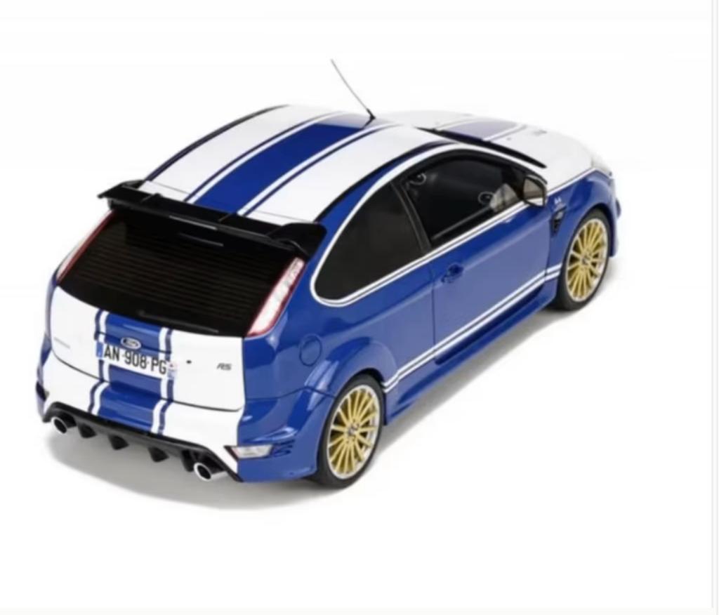 FORD FOCUS MK2 RS Le Mans Blauw 2010 OTTO MOBILE 1/18 OT1010, Hobby en Vrije tijd, Modelauto's | 1:18, Verzenden, Nieuw, Auto