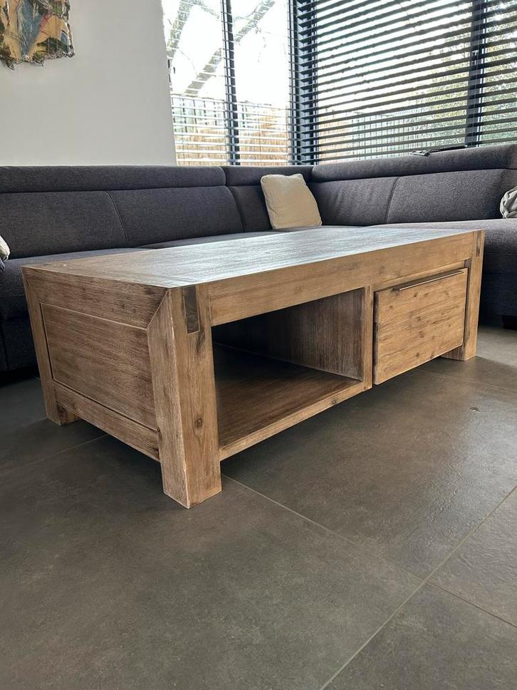 Complete set meubels te koop!, Huis en Inrichting, Tafels | Salontafels, Gebruikt, 50 tot 75 cm, 150 tot 200 cm, Rechthoekig, Overige houtsoorten
