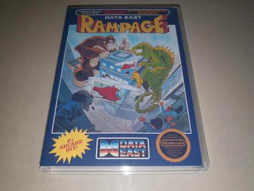 Rampage NES Game Case, Spelcomputers en Games, Games | Nintendo NES, Zo goed als nieuw, Verzenden
