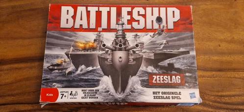Battleship Zeeslag, Hobby en Vrije tijd, Gezelschapsspellen | Overige, Zo goed als nieuw, Een of twee spelers, Ophalen of Verzenden