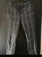 Studio Anneloes travel broek check M, Grijs, Lang, Maat 38/40 (M), Ophalen of Verzenden