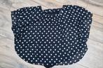 Top met vlinder mouw, Ophalen of Verzenden, Zo goed als nieuw, Zwart, Shirt of Top