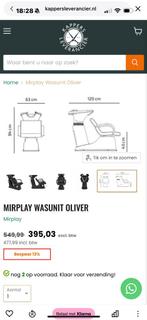 Kapper stoel voor haren wassen , moet weg, Ophalen of Verzenden, Zo goed als nieuw, Tot en met 2