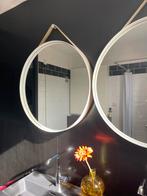 HAY De Strap No2   Twee spiegels  groot 70 cm, Huis en Inrichting, Woonaccessoires | Spiegels, Minder dan 100 cm, Rond, Ophalen of Verzenden