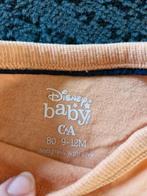 Oranje Mickey tshirt Maat 80 h, Kinderen en Baby's, Babykleding | Maat 80, C&A, C&A, Onbekend, Ophalen of Verzenden
