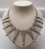 Prachtig zilveren antiek collier nr.781, Verzenden, Zilver, Ketting